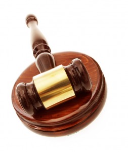 wooden judges gavel