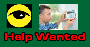 Alarm Tech Wanted ad