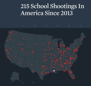 Map of School Shootings Since 2013