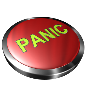 A red button that says "PANIC."