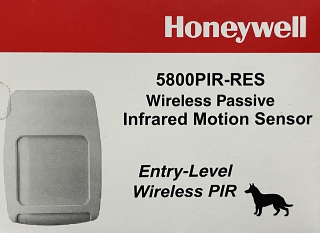 A Honeywell pet-immune motion detector